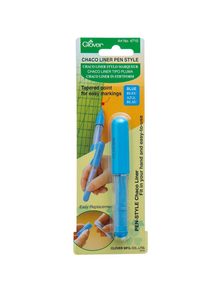 Caneta marcador de giz Chaco Liner Pen Clover - Azul