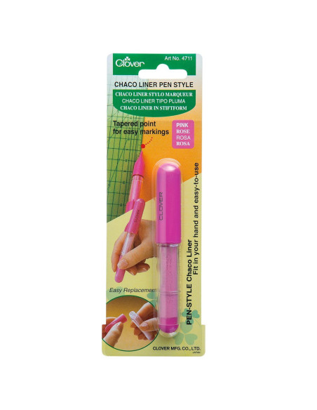 Caneta marcador de giz Chaco Liner Pen Clover - Rosa