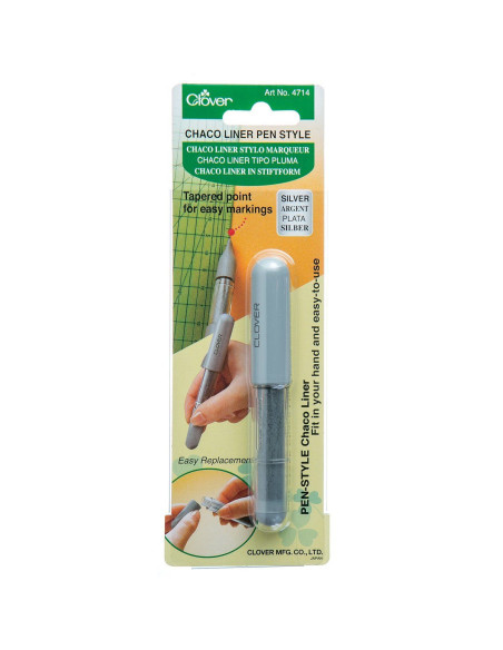 Caneta marcador de giz Chaco Liner Pen Clover - Cinza