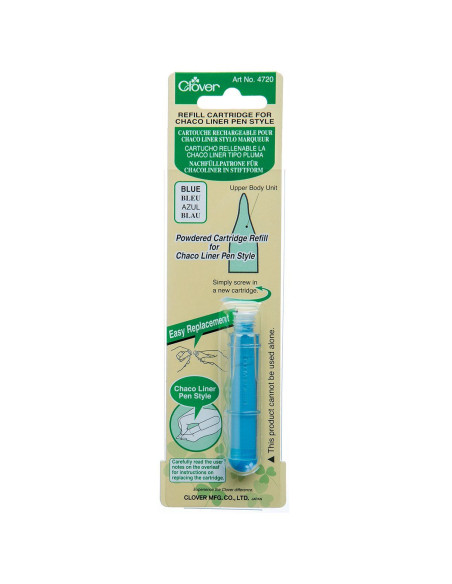 Recarga para caneta marcador de giz Chaco Liner Pen Clover - Azul