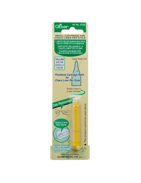 Recarga para caneta marcador de giz Chaco Liner Pen Clover - Amarelo