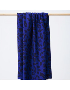 Tecido sarja viscose - Urban Leo azul cobalto