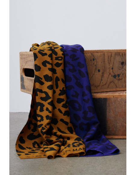 Tecido sarja viscose - Urban Leo azul cobalto