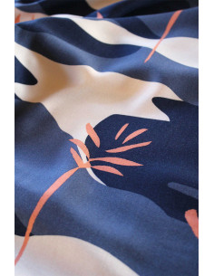 Tecido crepe de viscose Solis azul - Églantine & Zoé 2