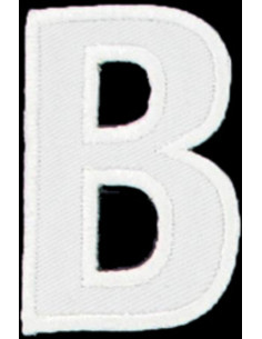 Emblema termocolante letra B