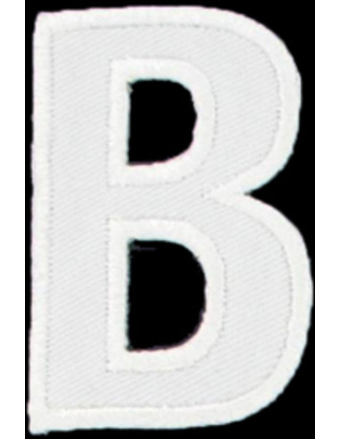 Emblema termocolante letra B