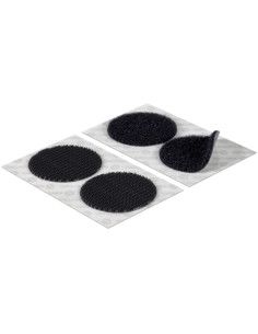 Pastilhas autoadesivas de fixação extrema VELCRO® Brand 45mm x 6 Preto 2