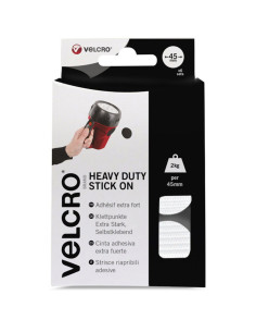 VELCRO® Brand Pastilhas autoadesivas de fixação extrema 45mm x 6 Branco