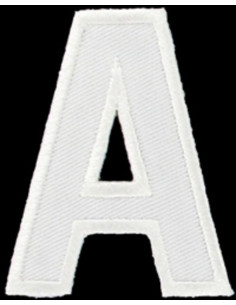 Emblema termocolante letra A
