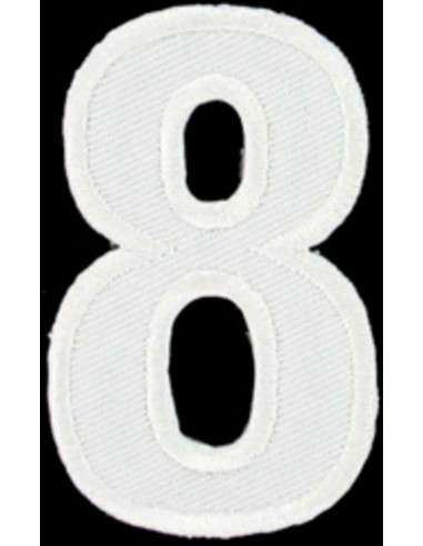 Emblema termocolante número 8