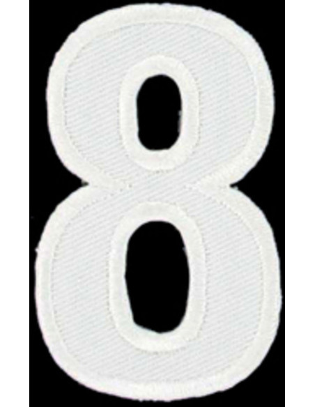 Emblema termocolante número 8