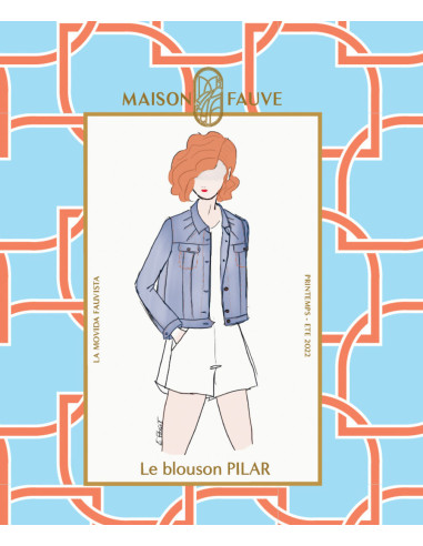 Padrão de jaqueta Pilar - Maison Fauve