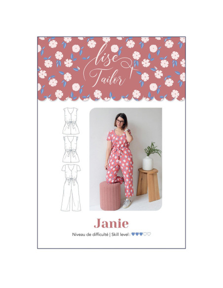 Padrão de macacão - Janie - Lise Tailor