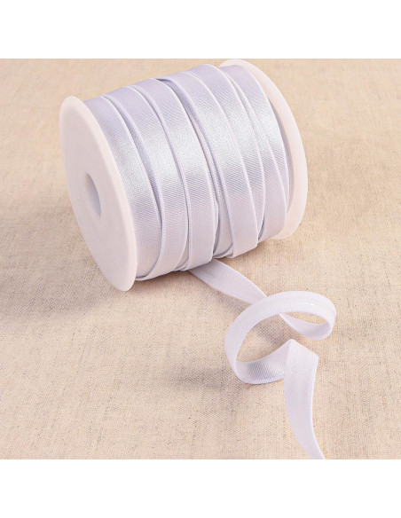 Elástico antideslizante acetinado - Branco