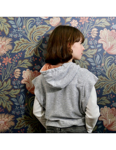 Padrão de sweatshirt curta Vancouver kids - Ikatee