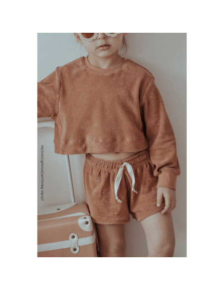 Padrão de sweatshirt curta Vancouver kids - Ikatee
