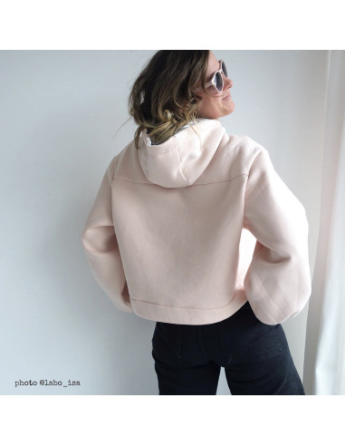 Padrão de sweatshirt curta Vancouver - Ikatee