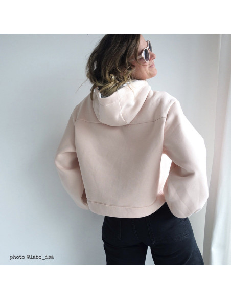 Padrão de sweatshirt curta Vancouver - Ikatee