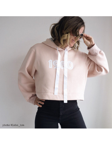 Padrão de sweatshirt curta Vancouver - Ikatee