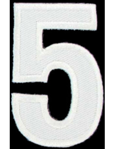 Emblema termocolante número 5