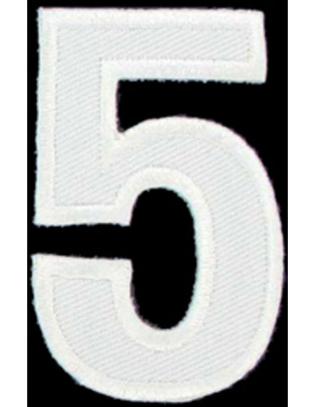 Emblema termocolante número 5