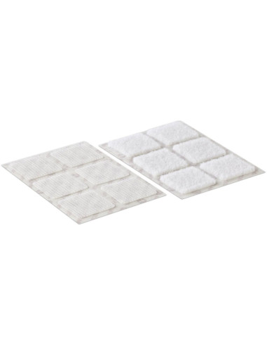 VELCRO® Brand Quadrados autoadesivos 25mm x 24 branco