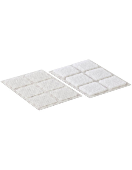 VELCRO® Brand Quadrados autoadesivos 25mm x 24 branco