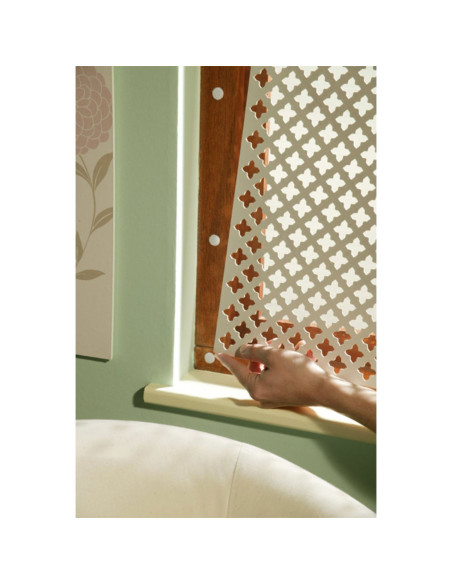 Pastilhas adesivas autocolantes VELCRO® Brand 16mm x 16mm branco