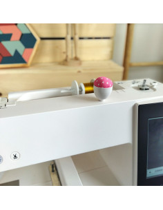 Porta-alfinetes para máquinas Janome - Rosa