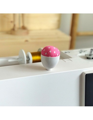 Porta-alfinetes para máquinas Janome - Rosa