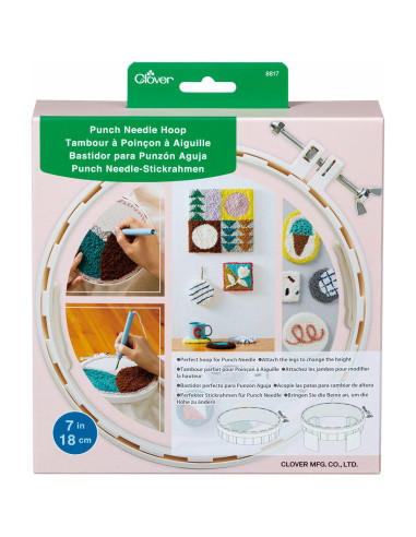 Tambor para punch needle Clover