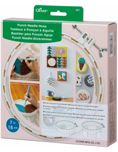 Tambor para punch needle Clover
