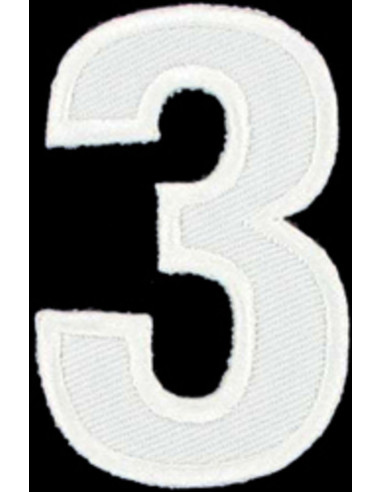 Emblema termocolante número 3