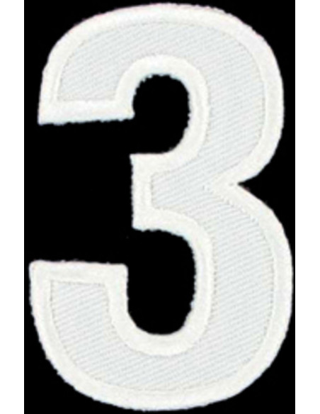 Emblema termocolante número 3