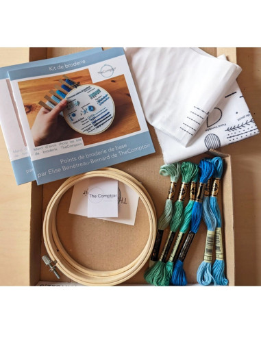 Kit de bordado - Duplo iniciante