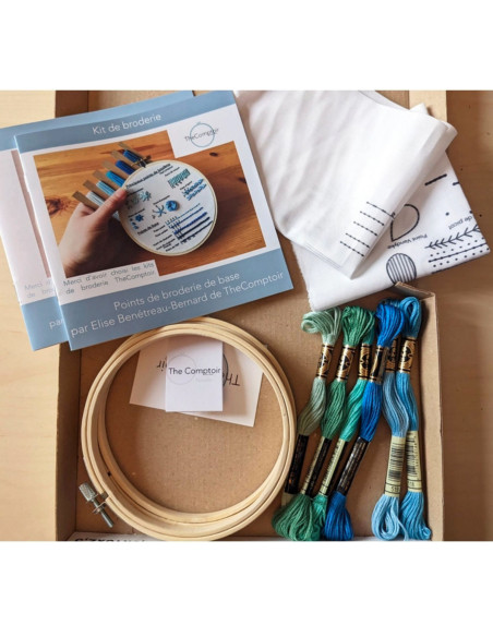 Kit de bordado - Duplo iniciante