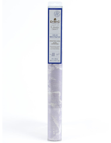 Tecido aïda 5.5 impresso para bordar DMC - Ametista