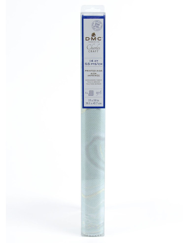 Tecido aïda 5.5 impresso para bordar DMC - Malaquita