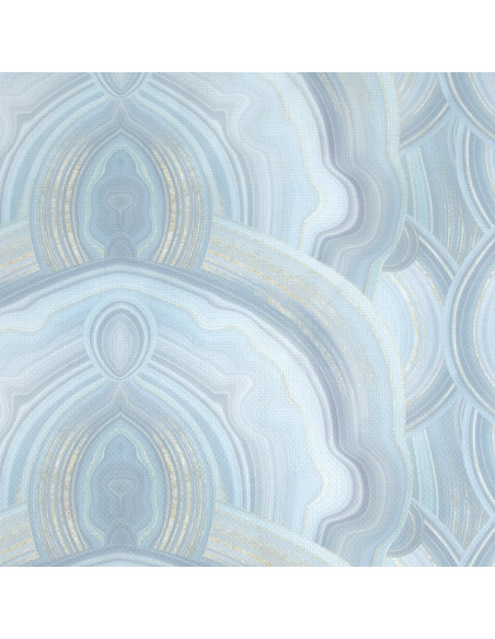 Tecido aïda 5.5 impresso para bordar DMC - Ágata azul