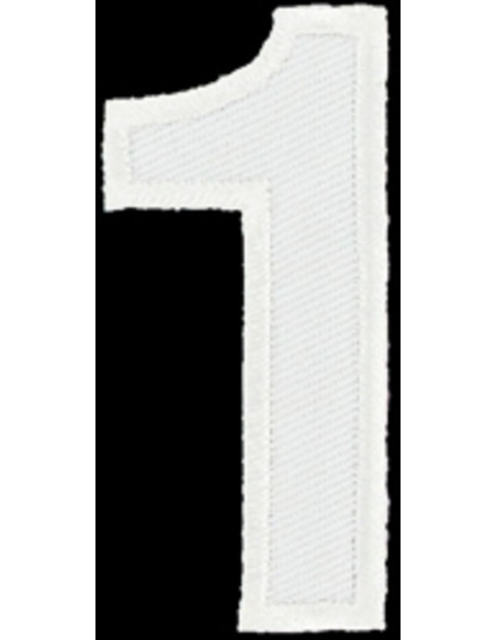 Emblema termocolante número 1