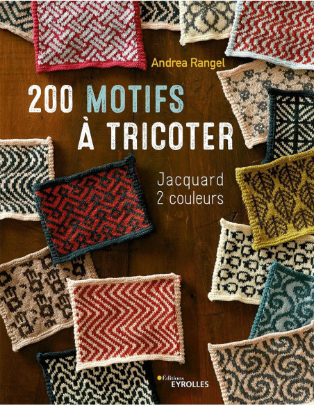 Livro 200 padrões para tricotar - Jacquard 2 cores