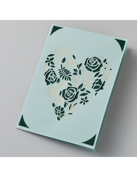 Conjunto de 8 cartões com envelopes R20 Foil Forest Grove Cricut