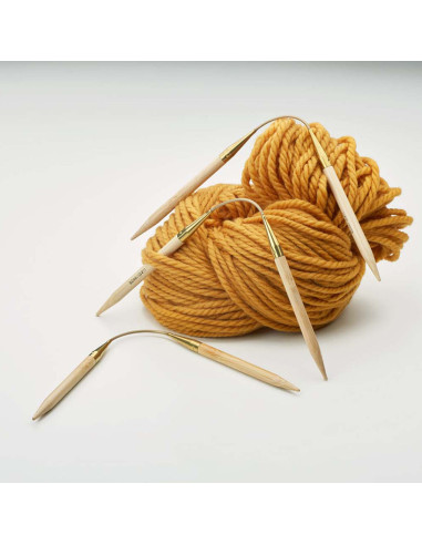 Conjunto de agulhas addiCraSyTrio Bamboo Long