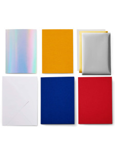 Conjunto de 12 cartões com envelopes R40 especial Foil Celebration Cricut 2