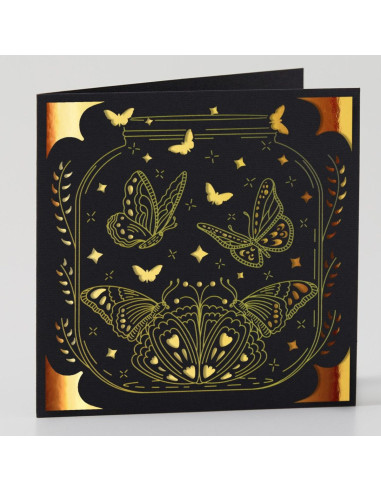 Conjunto de 12 cartões com envelopes R40 especial Foil Celebration Cricut