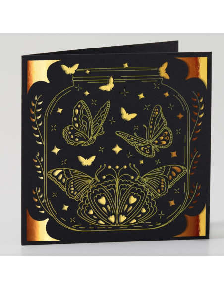 Conjunto de 12 cartões com envelopes R40 especial Foil Celebration Cricut