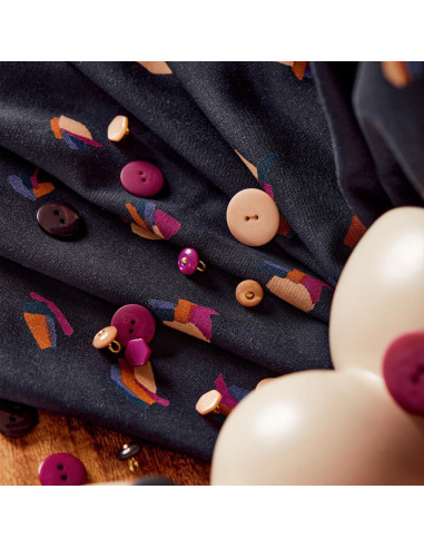 Tecido viscose Beryl Night - Atelier Brunette