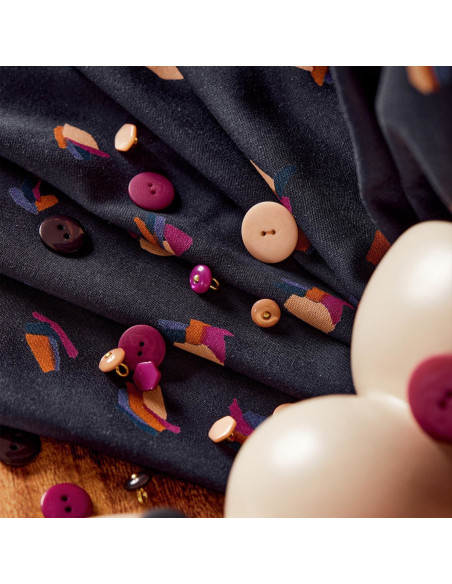 Tecido viscose Beryl Night - Atelier Brunette
