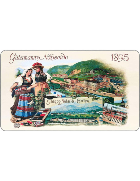 Conjunto de 48 linhas de costura de poliéster Nostalgie 1895 Gütermann