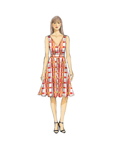 Molde de vestido - Vogue 9053